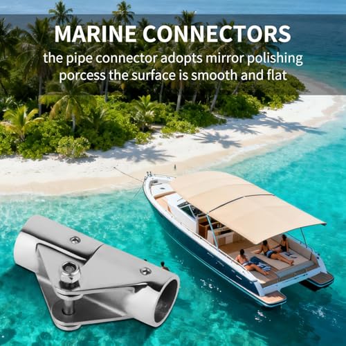 Raccord de conduit bateau robuste pour optimiser l'espace et fixer le bimini