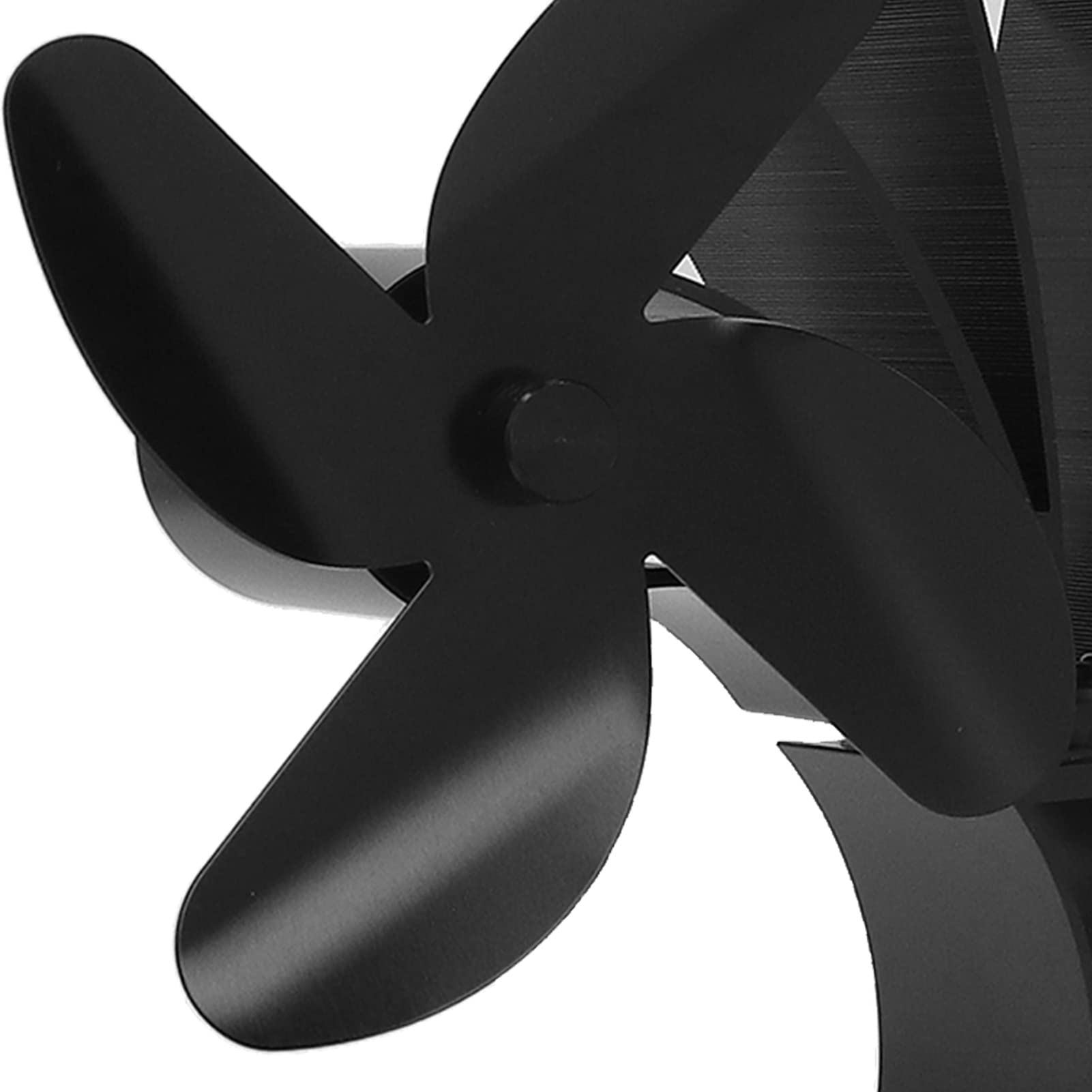 mingzhe Ventilatore Non Elettrico Alimentato a Calore Design Ecologico per Stufe e Caminetti a Legna 8 Pale in Metallo 1 unità