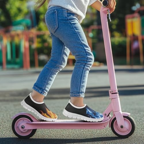 Shoes for Girls Boys Cool Print School Sneakers Breathable Mesh Running Shoes Comfortable Low Top Tennis Shoe4