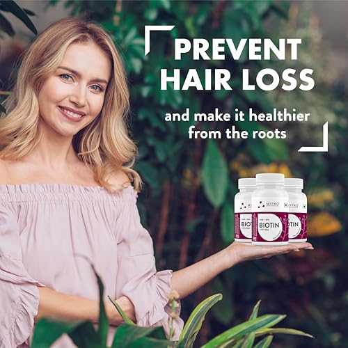 Image of Mypro Sport Nutrition Biotin | Beauty Capsules | Promotes Healthy Hair | Skin & Nails |Helps Support Energy Metabolism | Helps Convert Food Into Energy For Men And Women -60 Capsules