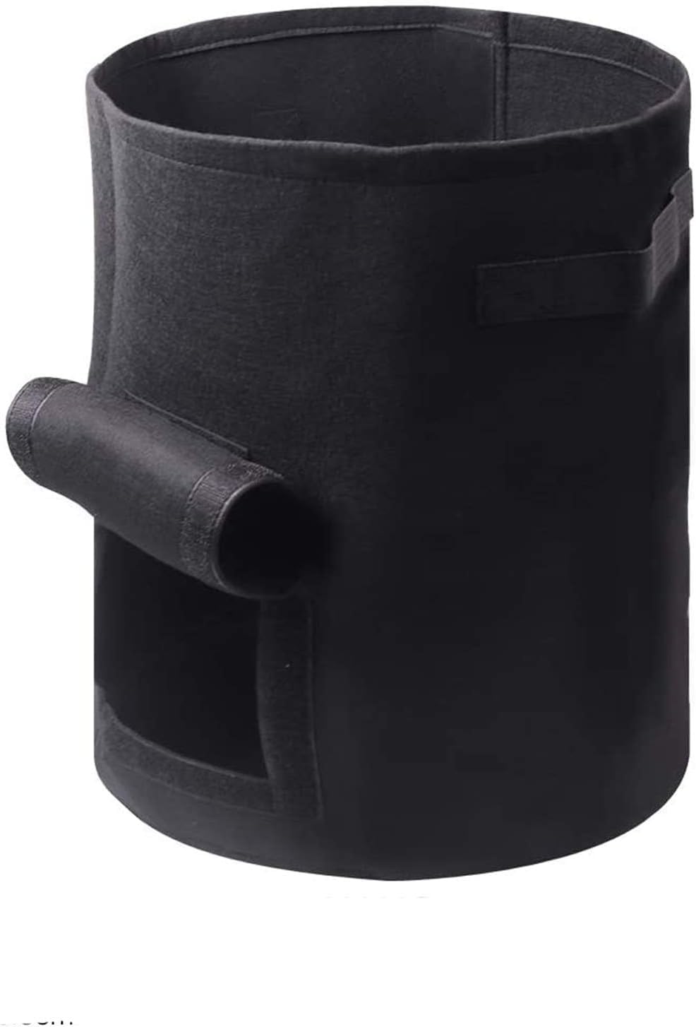 Bolsa de cultivo de fieltro negro de 10 galones, bolsas de cultivo de patatas de 35 cm x 45 cm, maceta transpirable para verduras, tomates y patatas con asas