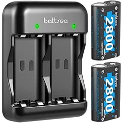 Cargador Xbox Normal Battsea 2x 2800mAh baterías recargables de para controlador Xbox One/Series con estación de carga rápida compatible con Xbox One/One S/One X/Series S, Xbox Controller Rechargeable Battery Pack