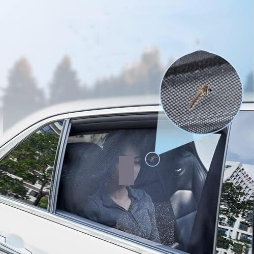 Tendine parasole per finestrini auto Parasole Per Auto Con Cerniera, A Doppio Strato, Con Ventosa Magnetica E Protezione UV Per Discovery 5 B-2.