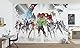 Marvel Fototapete - Avengers Unite - Größe 368 x 254 cm (Breite x Höhe), 8 Teile, inklusive Kleister - Tapete, Kinderzimmer, Kindertapete, Hulk