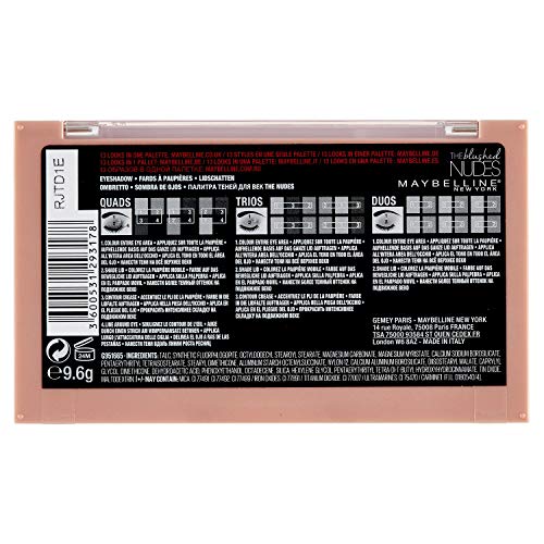 The Blushed Nudes eye shadow palette #01 - vue 5