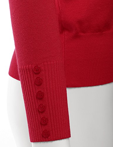 Image of LALABEE Women's V-Neck Long Sleeve Button Down Sweater Cardigan Soft Knit(S-XXL)