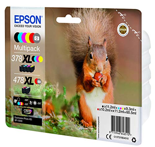 Epson Ecureuil Multipack 378XL / 478XL - vue 7