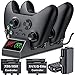 Akku für Xbox One Controller, Xbox Series X|S Controller Akku, 2 x 1200mAh Wiederaufladbar Akku Kompatibel mit Xbox Series X/Xbox Series S/Xbox One/Xbox One S/Xbox One X/Xbox One Elite Controller