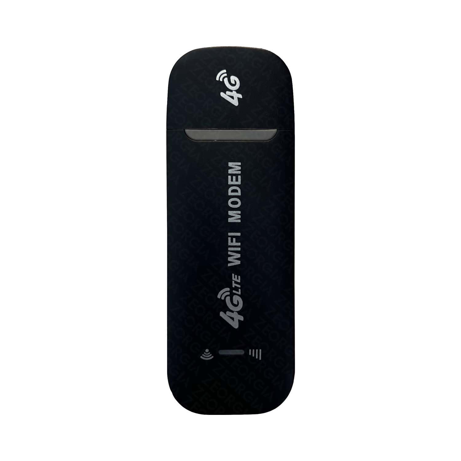 ZEORGIA 4G LTE USB Wi-Fi Dongle with All Sim Network Support for Desktop| Plug & Play Data Card with Up to 150Mbps Speed Wi-Fi Hotspot | Wi-Fi Router for 10 People (?Zr-Ud-002 (Black))