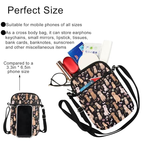 G2TUP Golden Retriever Crossbody Bag Golden Retriever Owner Gifts Golden Retriever Mom Gifts Golden Retriever Shoulder Bag3