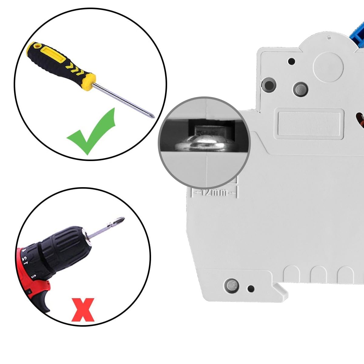 Interruttore Miniaturizzato Heschen HSB6C - 63A 4 Poli Tipo C Per Guida DIN - Foto 13