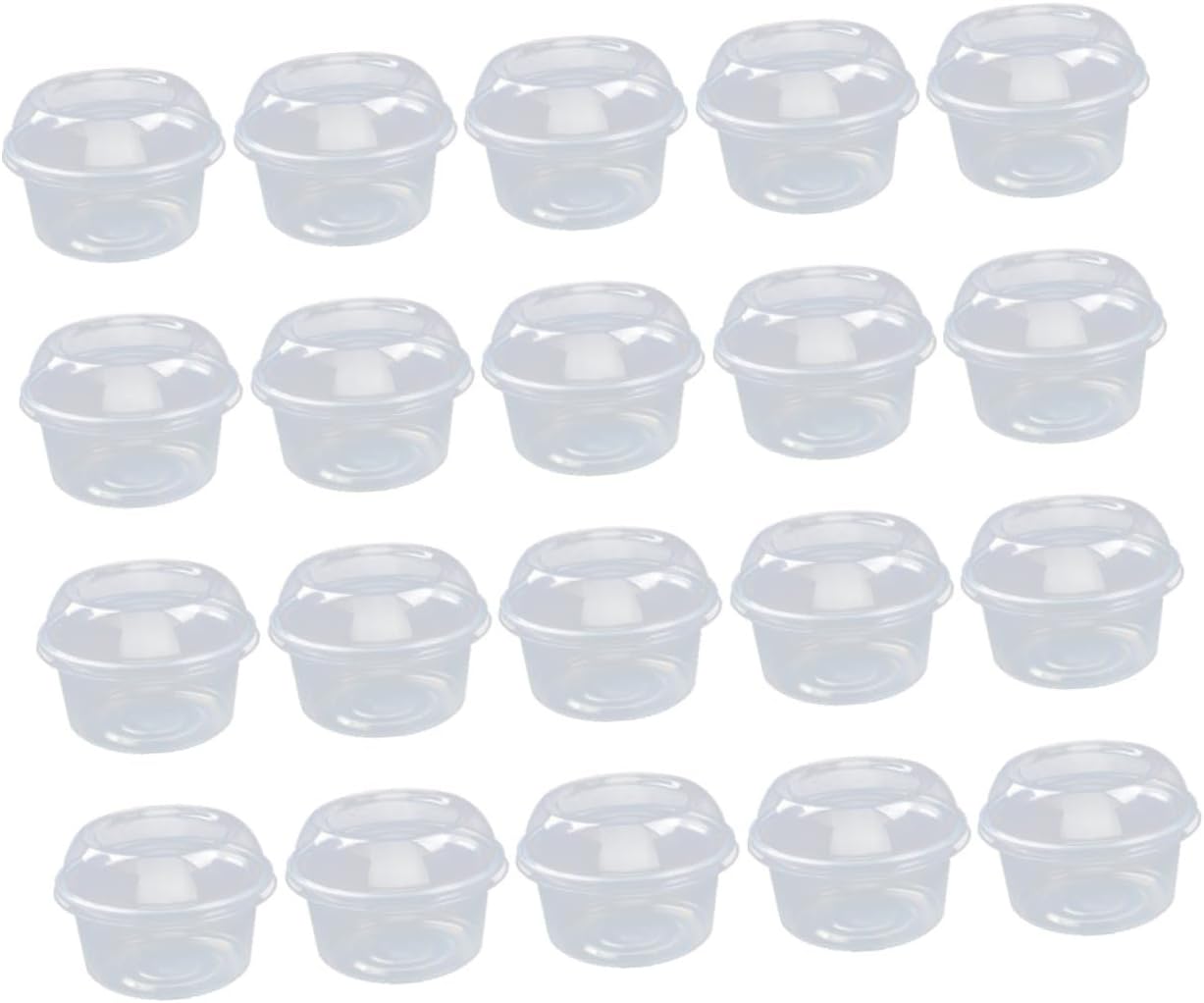 50pcs Dessert Packaging Box Lid Cupcake Carrier for Muffins Cookies and Fruits for Parties and Takeout