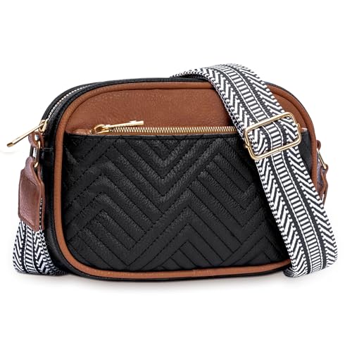 Sac à bandoulière en cuir avec finitions métalliques haut de gamme
