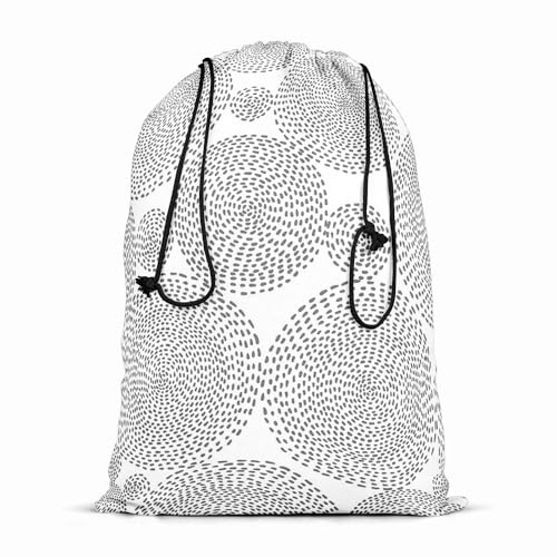 Image of ArtzFolio Circle Shapes | Reusable Sack Bag | Bag for Gym, Storage, Vegetable & Travel