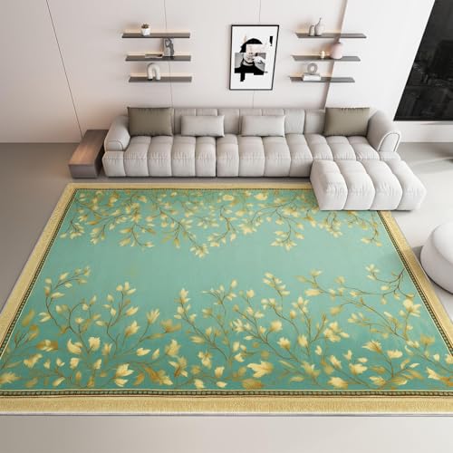 Tapis de chambre lavable motif vigne champêtre grand tapis entrée cuisine 90x180cm