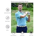 Alex Vando Mens Golf Shirt Moisture Wicking Quick-Dry Print Performance Polo Shirts for Men - Image 4