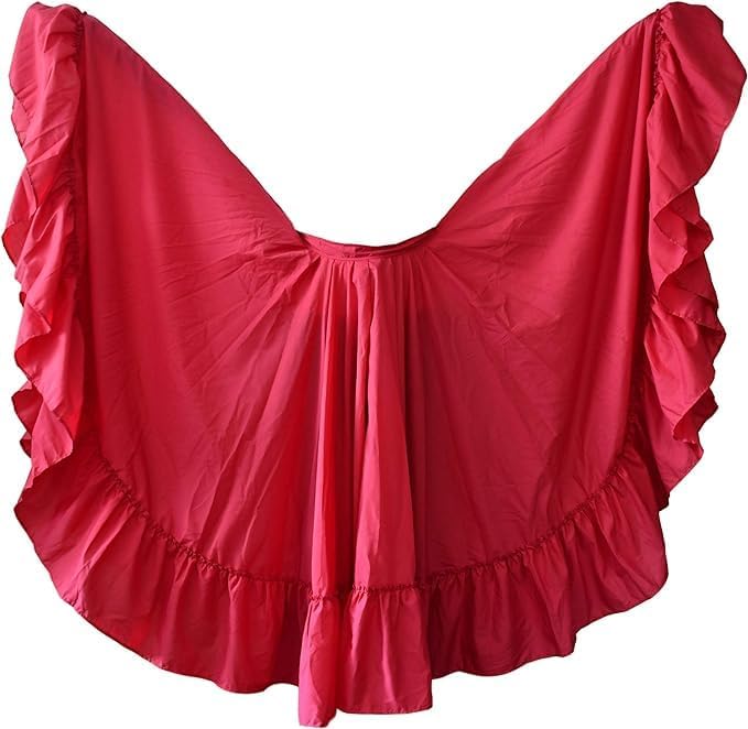 Skirt Folkloric Mexican Dancing Double Circle (Doble Vuelo) Professional Dance, Falda folklorica