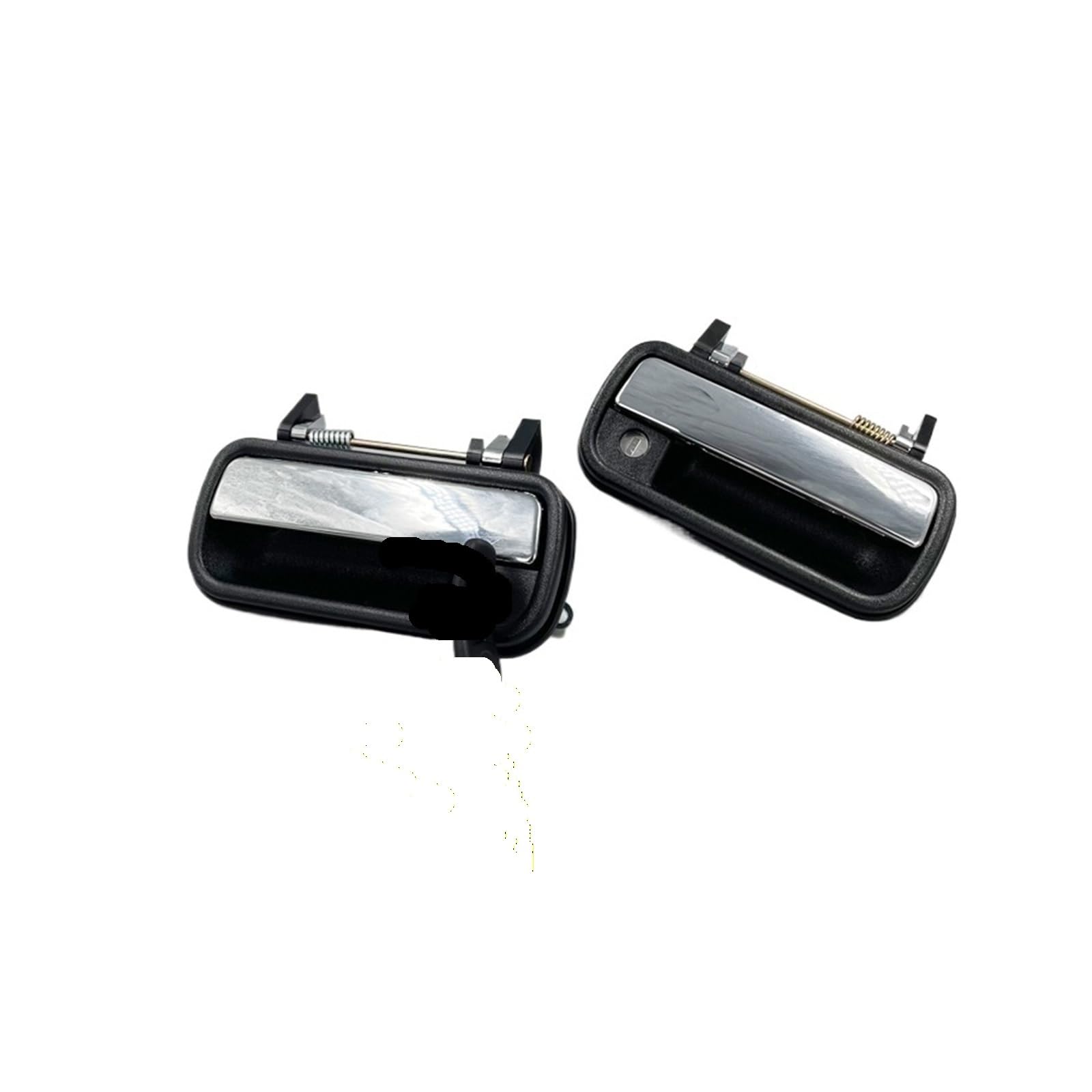 BYSKJZ Car Outer Door Handle Replacement for Toyota for Hilux for Pickup for Rn85 1988 1989 1990 1991 1992 1993 1994 1995 1996 1997 1998 Front Door Outer Handle with Lock(1 Pair)