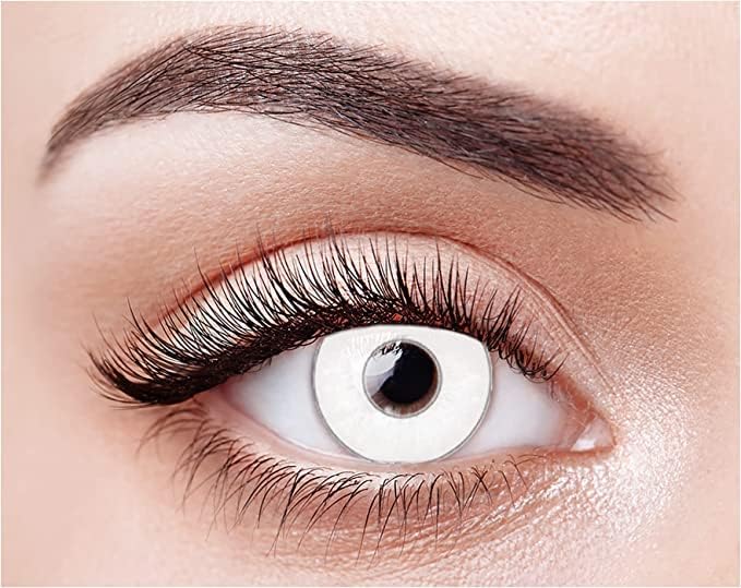 Colored Contact Organizer Case Storage with Set, Bseries Pure White