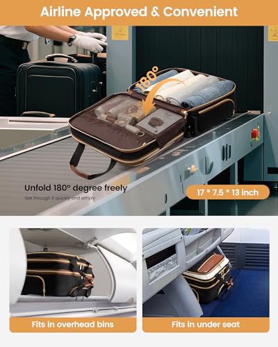 LOVEVOOK Rolling Laptop Bag 17.3