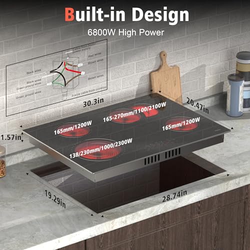 Hobsir Hob HSC-D46604 30 Inch Electric Cooktop thumb #5