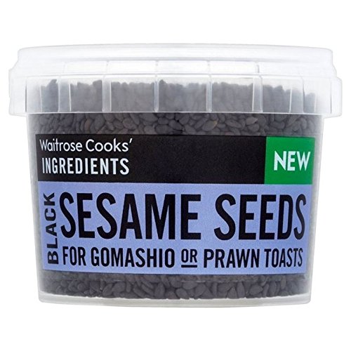 Cooks' Ingredients Black Sesame Seeds 50g - Pack of 6