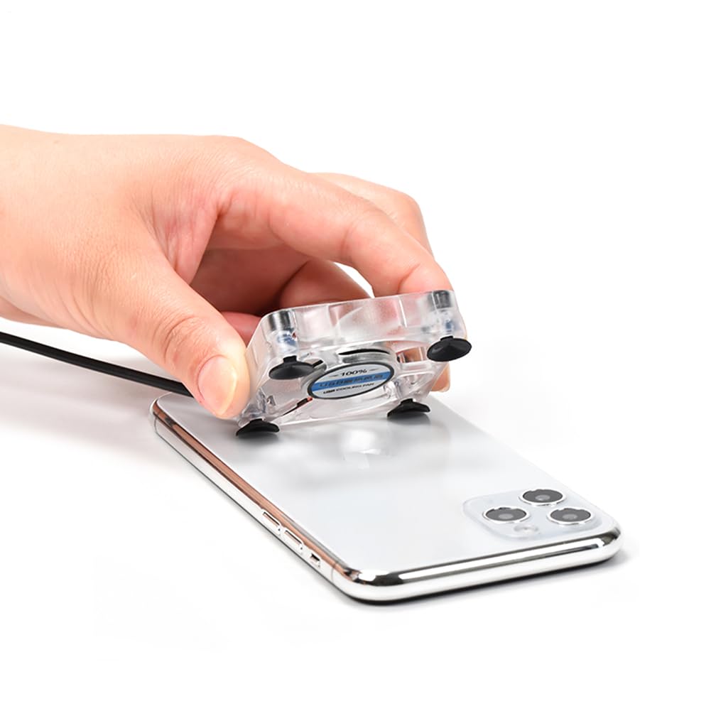 Fregia Di Raffreddamento Del Telefono - Dispositivo Di Raffreddamento Portatile | Fan Di Raffreddamento Degli Smartphone | Efficiente Dissipazione Del Calore Per I Telefoni Cellulari, Ideale Per I Gio
