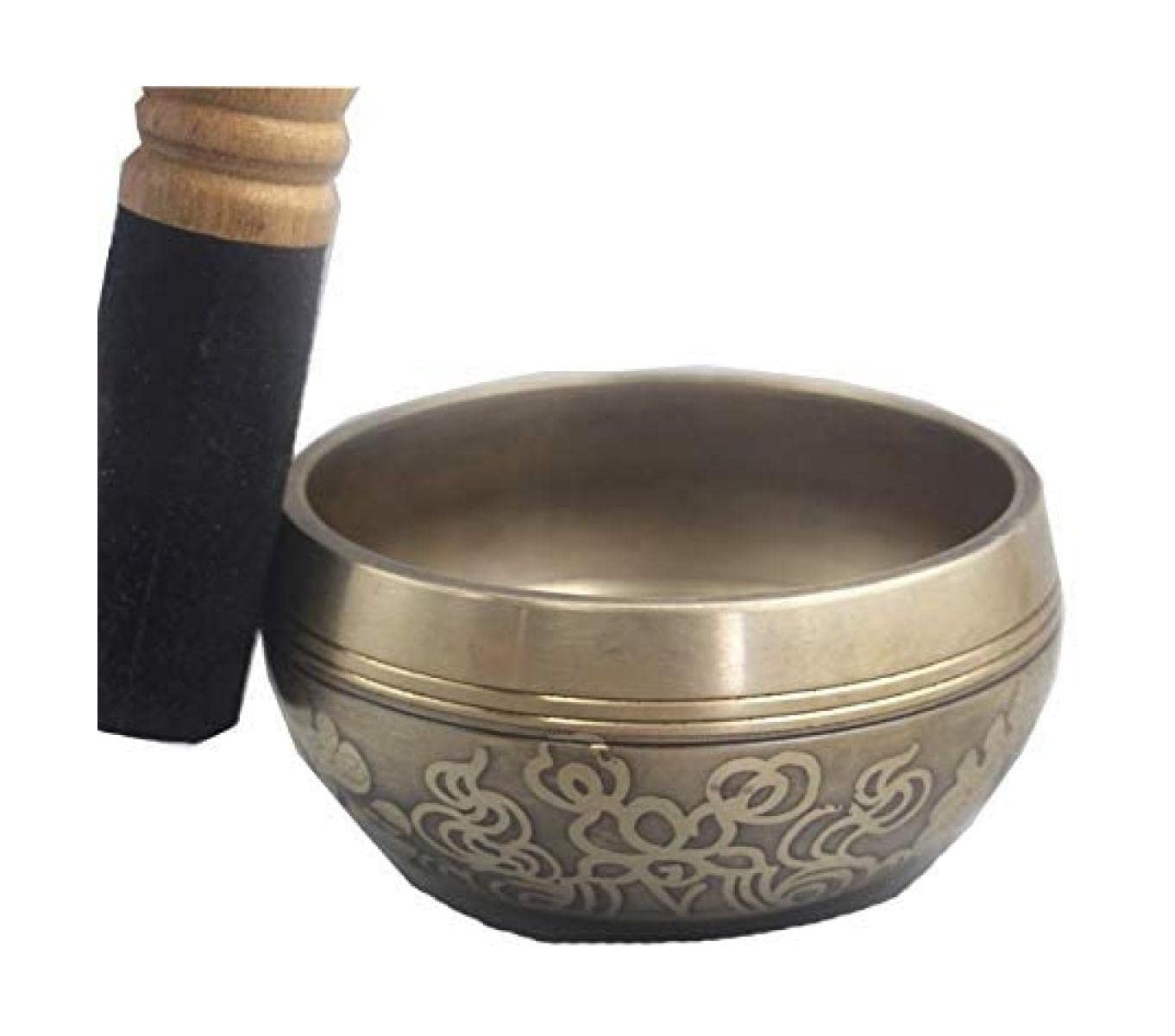 Set di campane tibetane facili da suonare per principianti, campane per meditazione buddista in metallo con cuscino percussore, suono meraviglioso per yoga, rilassamento, guarigione dei chakra, pregh