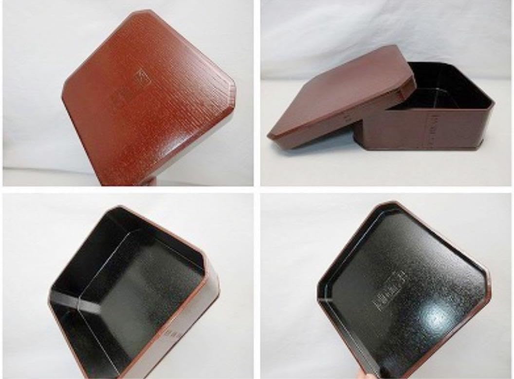 溜塗 大徳寺弁当箱 縁高 重箱 十客 溜塗 大徳寺弁当箱 縁