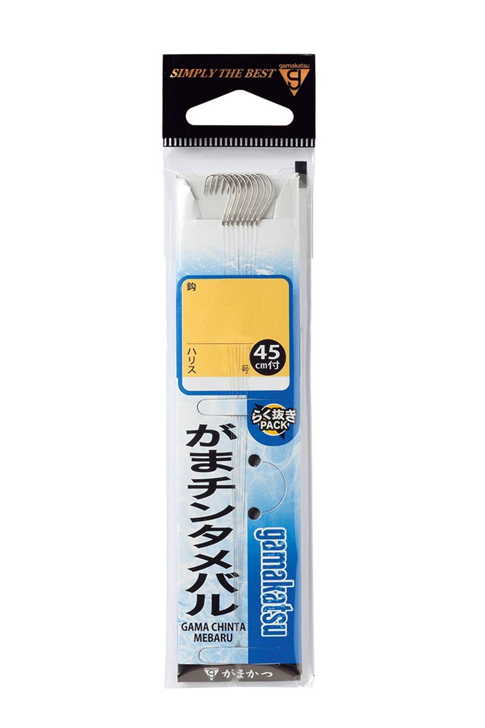 Amazon | がまかつ 糸付 がまチンタメバル 白 7号-ハリス0.8号