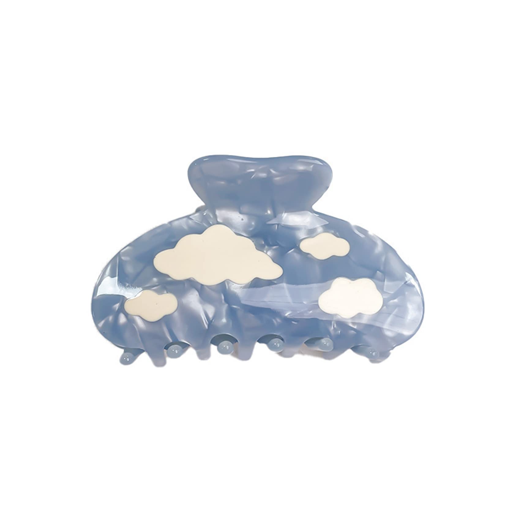 ヘアゴム　ベビーヘアクリップ　ほっぺもくもく雲１〜４ ヘアゴム ベビーヘアクリップ ほっぺもくもく雲1〜4