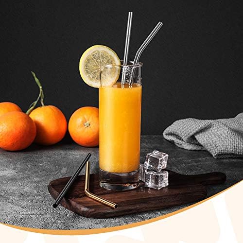 Miniatura 4 de Pajitas de metal de acero inoxidable, paquete de 50 pajitas reutilizables a granel de 8.5 pulgadas, todas las pajitas rectas para 20 vasos Yeti Rtic