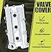 Aluminum Valve Cover Set Compatible with Infiniti FX35 G35 M35 Nissan 350Z 2003-2008 3.5L V6 Replace 13264AM600 13264AM610 036-0008 13270-8J112 13270-8J102