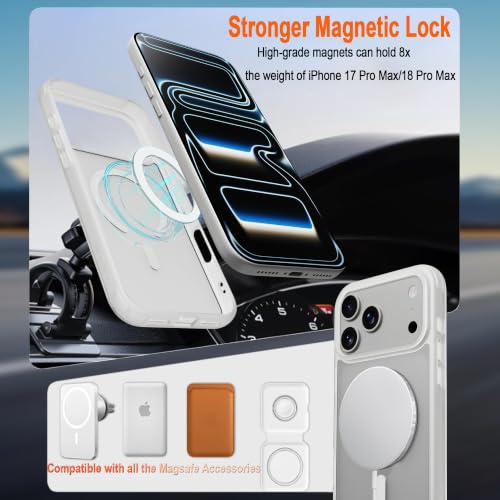 Image of MagSafe Case for iPhone 17 Pro Max / 18 Pro Max, Frosted White