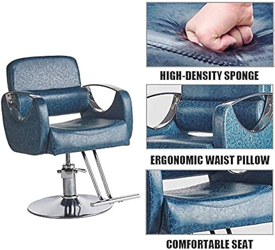 Amazon｜サロンリクライナー理髪店の椅子、油圧リクライニング
