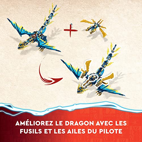 LEGO 71796 Ninjago Le dragon élémentaire vs le robot de 'impératrice - vue 7