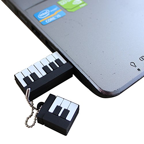 Chuyi Music Series Novelty Piano Shape 32Gb Usb 2.0 Flash Drive Storage Pen Drive Cute Thumb Drive Cartoon Memory Stick U Disk Jump Drive With Cap Gift #TOP5