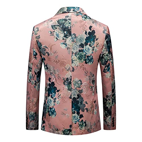 MOGU Mens Printed Blazer Jacket Sports Coat2