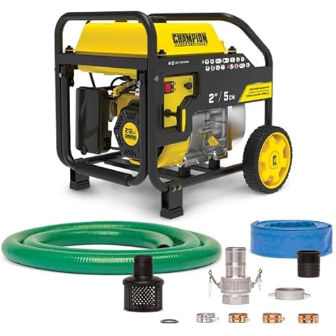 Champion Power Equipment 2" Water Pump with Hose Kit Cover