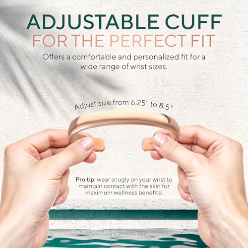 Copper Bracelet for Men & Women — 100% Pure Copper Bracelets — Raw, Solid & Uncoated Authentic Handmade Tibetan Bracelet Cuff Bangles4