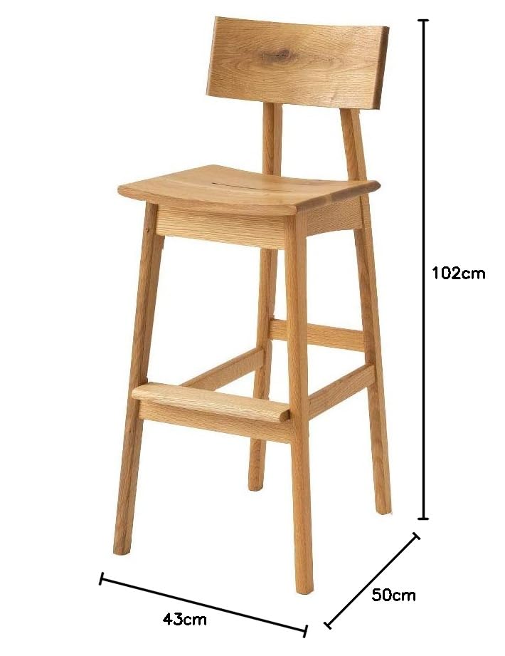 Amazon｜【正規品】飛騨産業 森のことば カウンターチェア 幅43x奥行