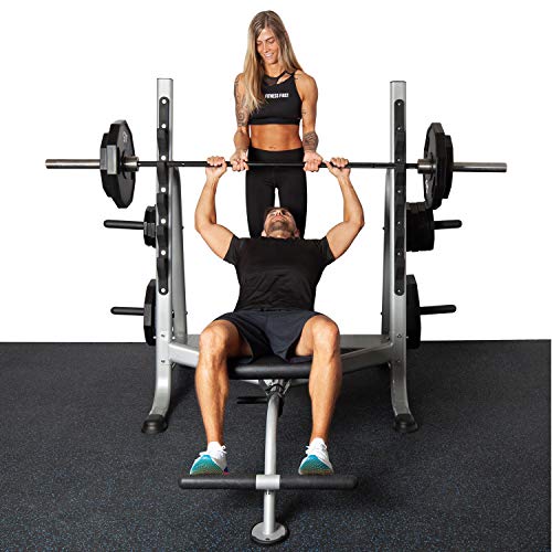 Fitness First Adjustable Incline Bench With Olympic Weight Plate Storage #TOP2