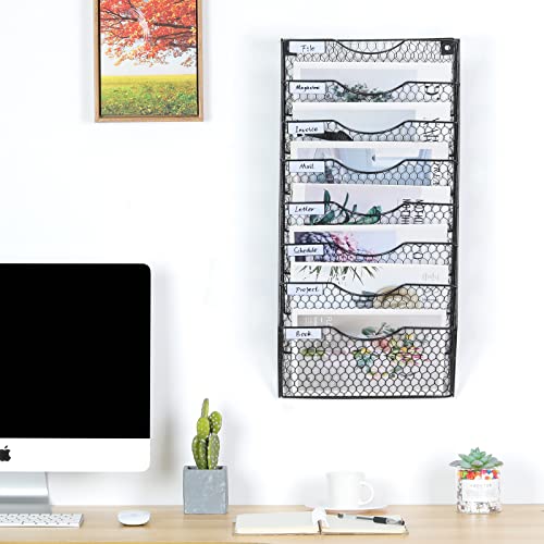 EasyPAG 8 ripiani A4 a rete metallica a forma di