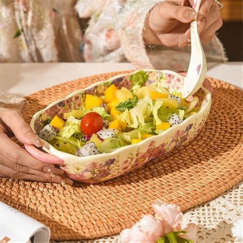 Plato para hornear de cerámica rectangular para arroz fuente microondas 500ml 4