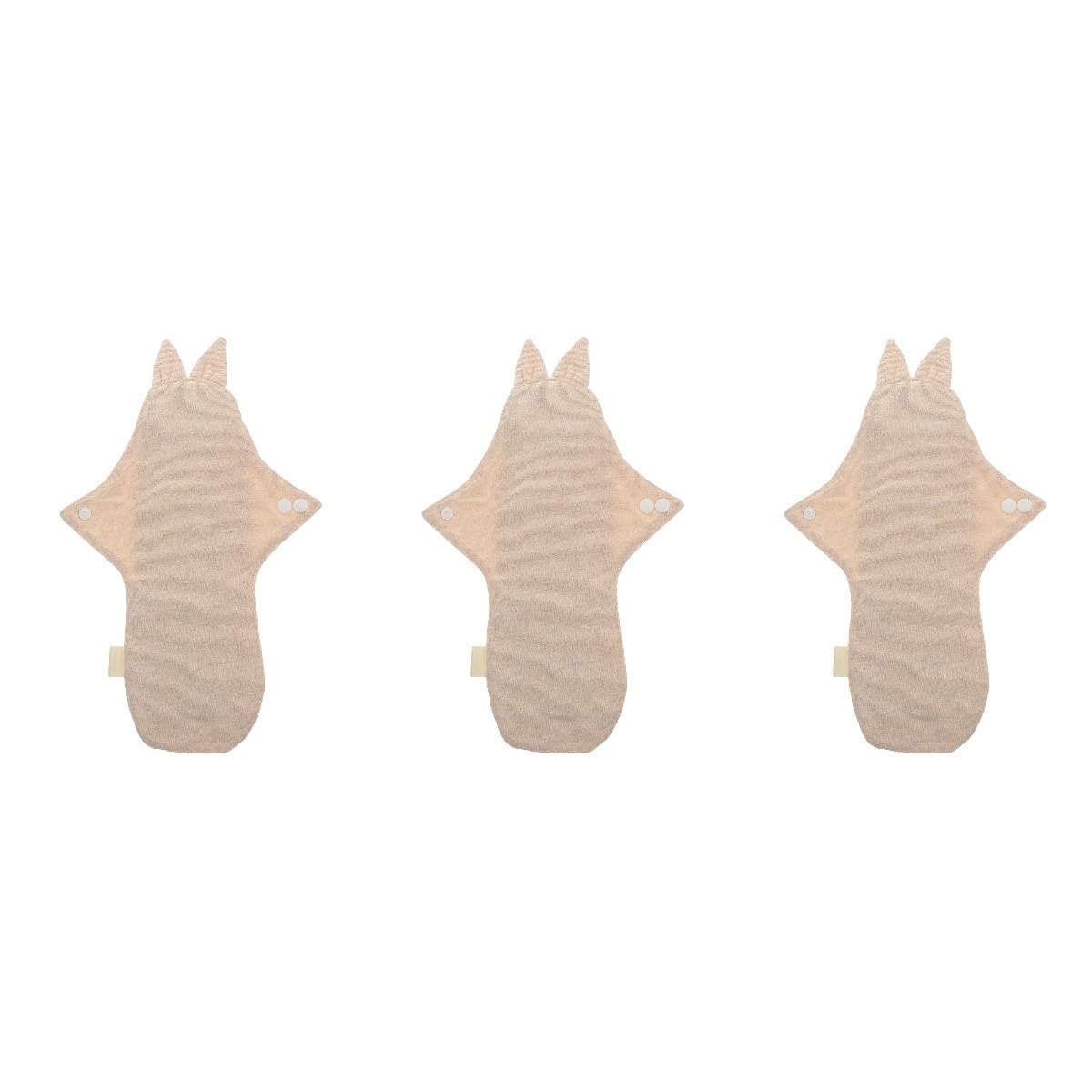 FOMIYES 3 Piezas Higiene de las aletas festoneadas toallas sanitarias reutilizables compresas menstruales reutilizables servilleta normal sanitario suministros de mujer alfombra sanitaria