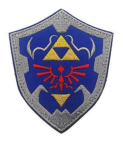 The Legend of Zelda Link Shield Military Hook Loop Tactics Morale Embroidered Patch