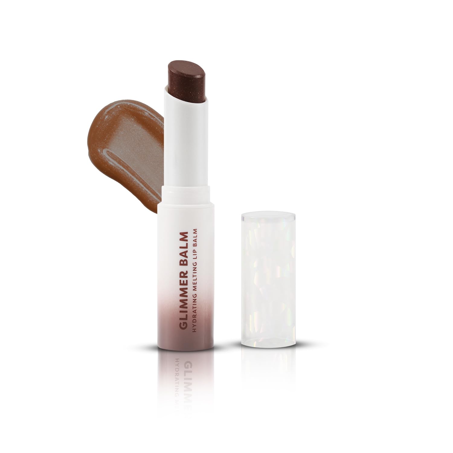 Profusion Cosmetics Unisex Nude Glimmer Balm Hydrating Melting Lip Balm Caramel Melt In 3G