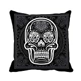 GOSMAO Funda de Almohada México Candy Skull Pattern Vudú M