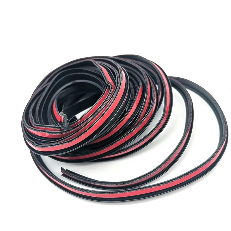 Yjin store Auto Window Seal Rubber Strips Auto Dak Windows Edge Stickers Noiseproof Sound Isolatie Auto Waterdicht Stofdichte Trekstrip (Color
