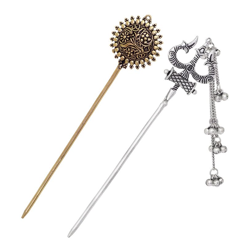 See full amazon price history chart for V L IMPEX Silver & Gold Oxidised Plated Craved Sun & Trisul Hair Sticks Combo For Girls V L IMPEX Silver & Gold Oxidised Plated Craved Sun & Trisul Hair Sticks Combo For Girls (B07MY59Y4G) Amazon Price History, Amazon Price Tracker